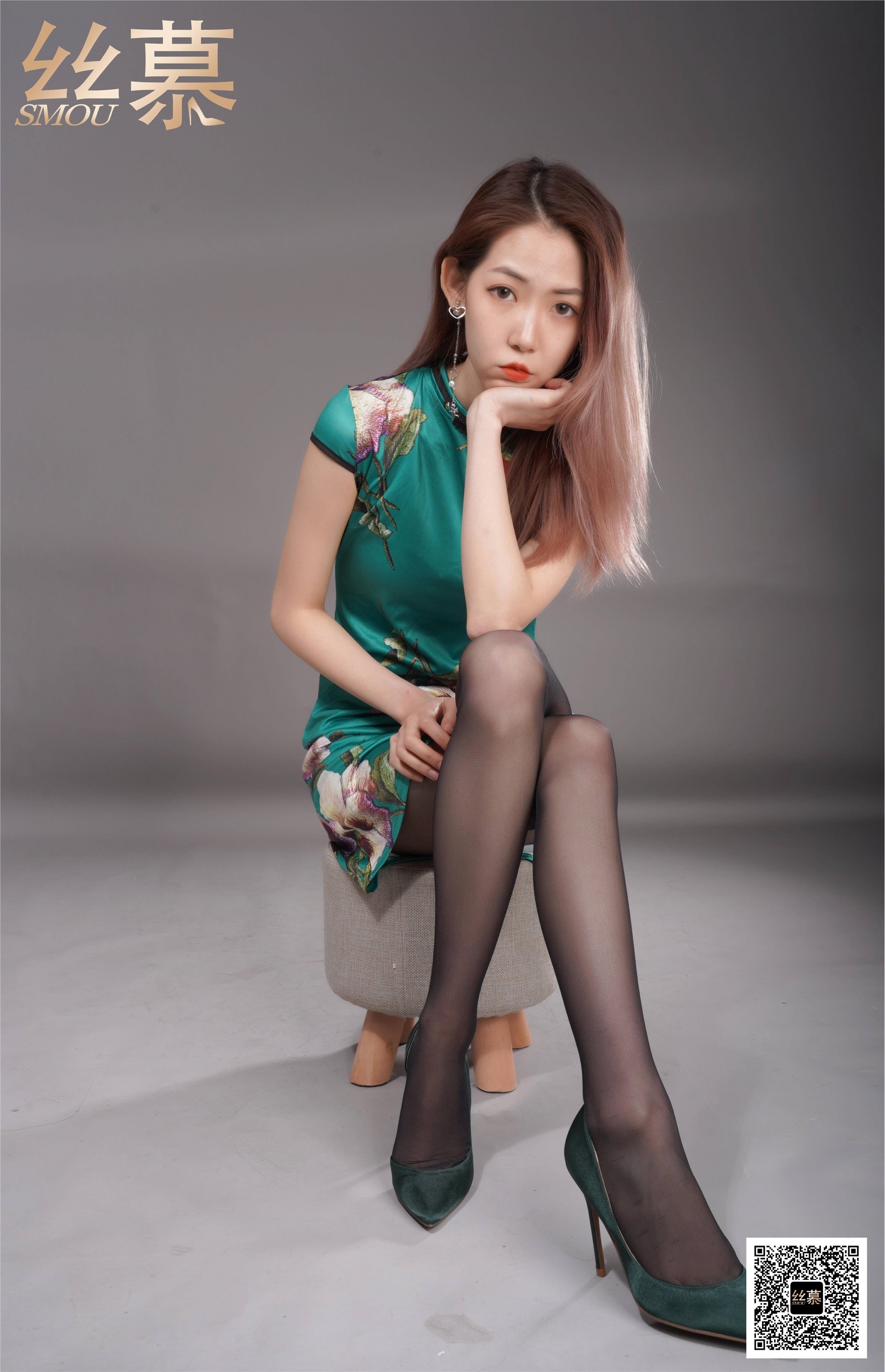 丝慕写真 SM409 天天一元 模特：新模《复古经典旗袍》